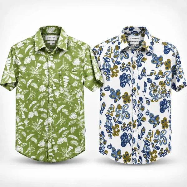 Calvin Klein 100% Cotton Printed Shirt OG + MG